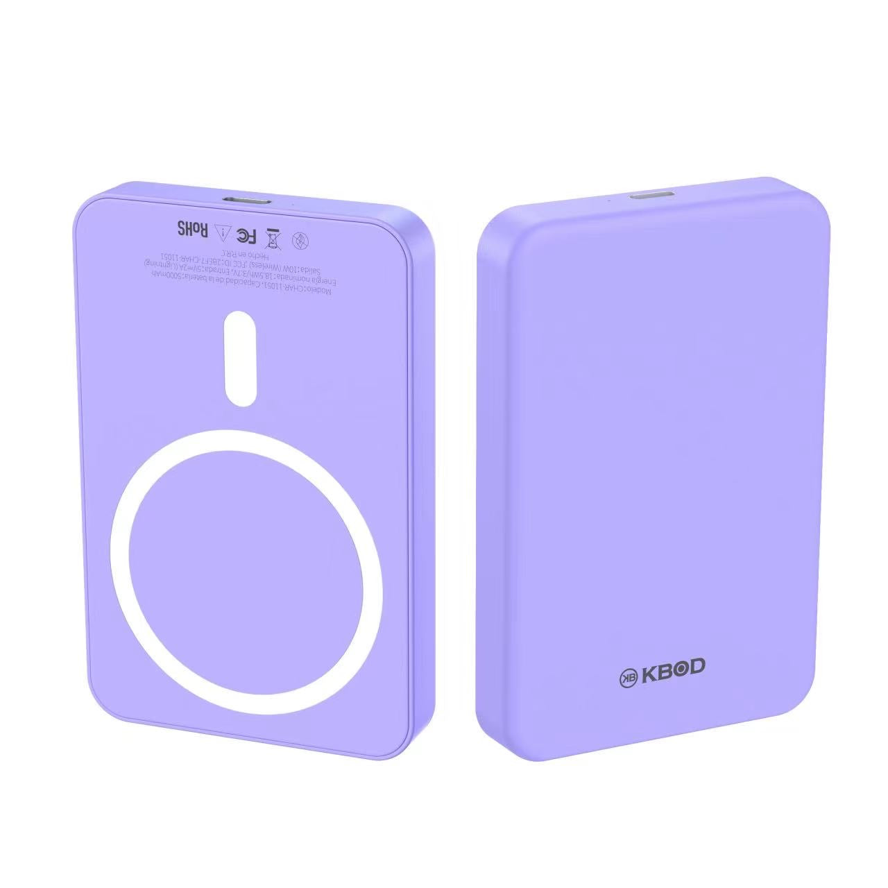 Cargador Portátil Powerbank Magnético 5.000 MAH - CHAR-11051