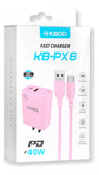 Cargador con cable tipo C - KB-PX8