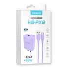 Cargador con cable tipo C - KB-PX8