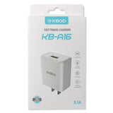 Cargador USB KBOD KB-A16