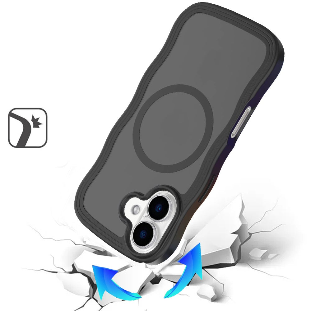 WaveGrip™  MagSafe Compatible Shockproof Silicone iPhone Case