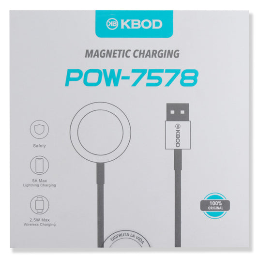 CARGADOR MAGNÉTICO PARA APPLE WATCH KBOD POW-7578