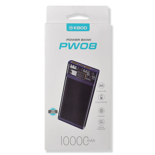 BANCO DE ENERGÍA KBOD 10.000 MAh PW-08