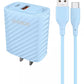 Charger with Type C Cable - KB - PX8 - Case Bulk