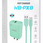 Charger with Type C Cable - KB - PX8 - Case Bulk
