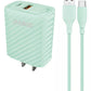 Charger with Type C Cable - KB - PX8 - Case Bulk