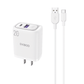 Charger with Type C Cable - KBOD KB - PXC - Case Bulk