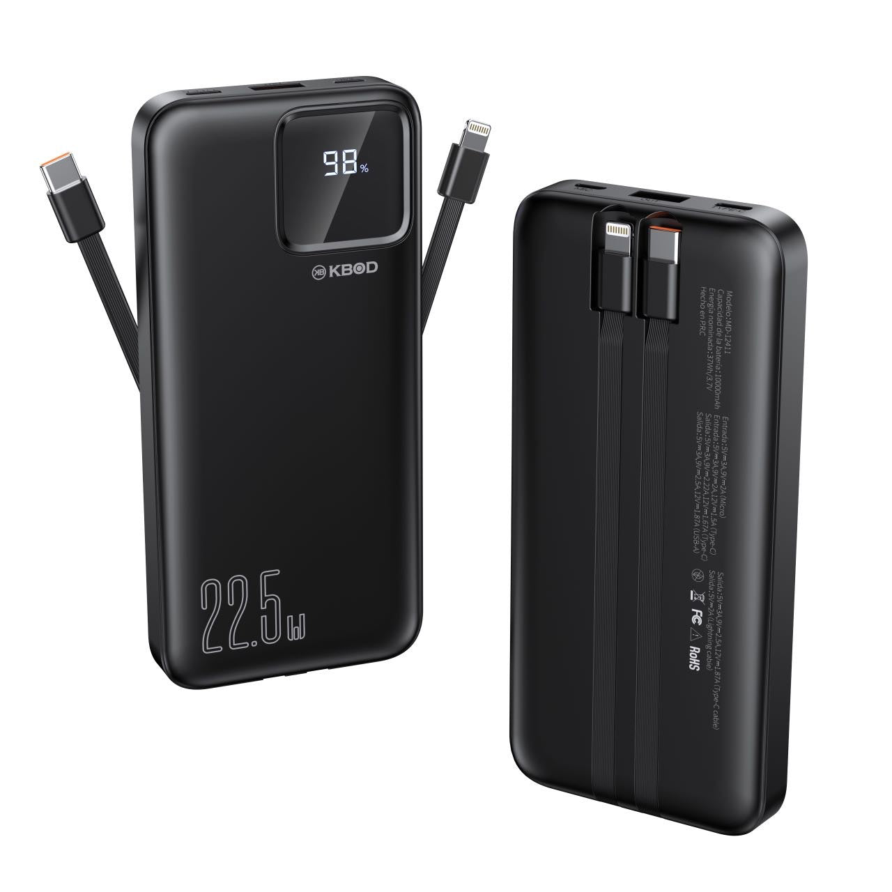 Portable Charger Powerbank 10,000 MAH - MD-12411