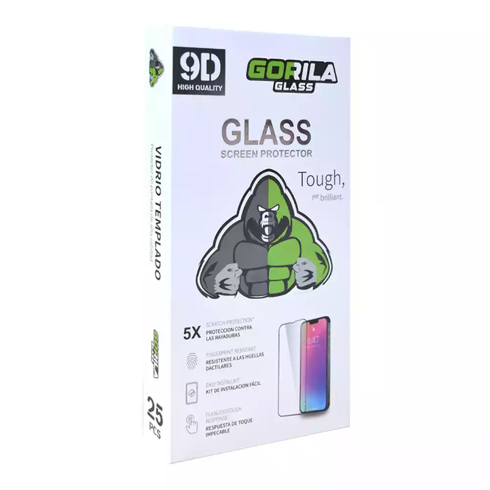 Gorilla Glass 9D - Caja de 25 piezas