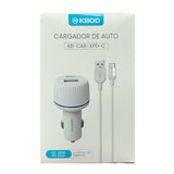 Cargador de coche USB y tipo C KBOD KB-CAR-XPD-C